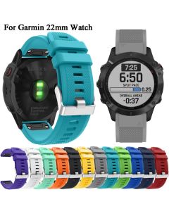22mm Strap Bracelet For Garmin Fenix 5 5 Plus 6 6 Pro 7 7 Pro 935 Smart Watchbands Band Quick Release Silicone Easyfit WristBand