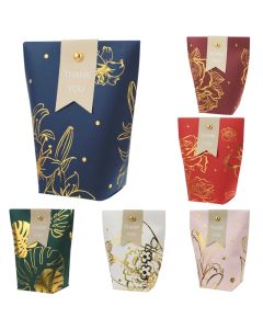10pcs Upscale Bronzing Paper Candy Box Chocolate Favor Gifts Box Thank You Package Bag Birthday Party Christmas Wedding Supplies