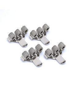 Single Double Triple Hole Pen Holder with Pocket Clip Metal Spring Pen Clips for Notebooks Diary Kawaii Doctors Nurse Pen Holder