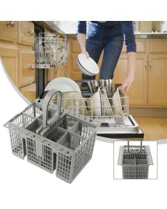 Detachable Dishwasher Cutlery Basket Portable Tableware Fork Spoon Cutlery Storage Kitchen Multifunctional Dishwashing Tools ﻿