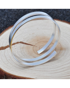 1.9mm to 4.7mm 999 Sterling Silver Rectangle Flat Wire Silver Cuff Ring Blank for Jewelry Making DIY accessories