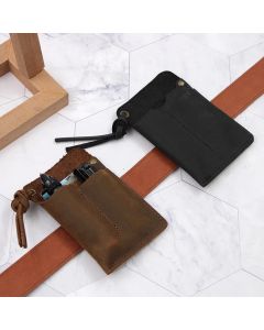 Genuine Leather EDC Organizer Sheath Handmade Tactical Tool Pouch Holster with Belt Clip Storage Bag