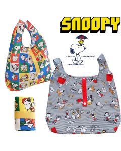 Snoopy Shopping Bags Printing Foldable Environmental Protection Portable Grocery Bag Japanese Shopper Tote Eco Friendly Reusable