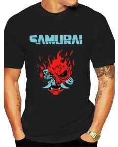2024   Classic Intage Samurai Retro Japanese Gaming 2077 Art Game T Shirt Tees Harajuku Tees Streetwear