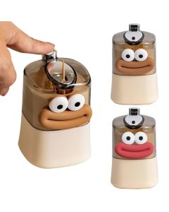 Automatic Pop-up Toothpick Dispenser Plastic Toothpick Case Box Press Toothpick Storage Box Decorative Toothpick Holder