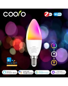 Ewelink E14 Smart Wifi Led Light Bulb Zigbee RGBCW Candle Lamp Works With Alexa Amazon Google Home Yandex Alice Smartthings