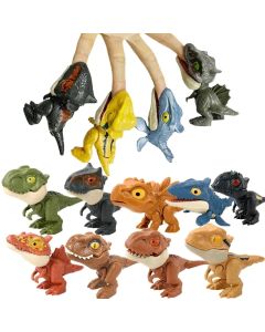 Jurassic Finger Dinosaur  Tyrannosaurus Model Toys for Kids Finger Biting Dinosaurs Movable Joints Dinosaur Toy for Boy Gift