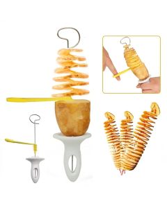 Whirlwind Potato Spiral Cutter Potato Tower Making Machine Vegetable Slicer Creative Vegetable Tools Kitchen Accessories Gadgets
