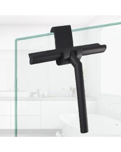 Bathroom Shower Squeegee Household Glass Wiper Window Mirror Silicone Scraper Shower Doors Hanging Squeegee Holder Cleaning Tool