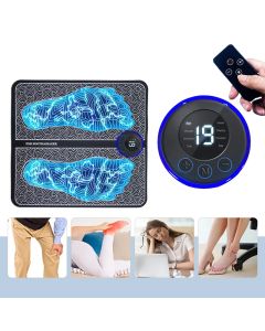 EMS Remote Foot Massager Rechargeable Massage Mat Foot Relaxation Pads Ele ctric Foot Massage Tool To Relieve Sore Feet  Fitness