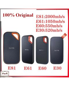 Sandisk Portable External PSSD 480GB 4TB 2000MB/s Hard Drive USB 3.1 Type-C 500GB 1TB 2TB Solid State Disk For Laptop Desktop