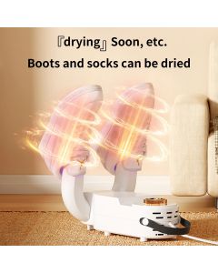 Electric Shoe Dryer Boot Warmer Shoe UV Foot Boot Dryer Eliminate Odor Fast Drying Boot Deodorizer Multifunction Socks Dryer