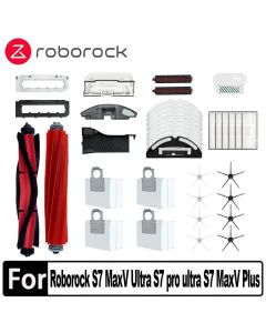 Roborock S7 MaxV Ultra S7 pro ultra Robot Vacuum Cleaner Accessories S7 MaxV Plus Main Side Brush Mop Hepa Filter Dust Bag parts