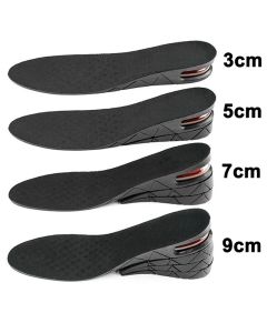 1Pair Height Increase Insole for Feet 3cm 5cm 7cm 9cm Variable Height Shoes Insoles Men Women Air Shock Absorbing Shoe Pads