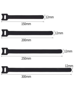 50Pcs Nylon Fastening Cable Ties Adjustable Cord Ties,Cable Management Straps Hook Loop Cord Organizer Wire Ties Reusable