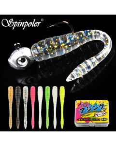 Spinpoler 4.8cm Ajing Soft Fishing Lure Mini Plastic Bait Tpr Rockfishing Stream River Sea Smaller Predators Drop Shot Tackle