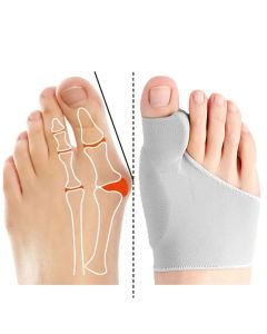 Toe Separator Hallux Valgus Bunion Corrector Orthotics Feet Bone Thumb Adjuster Correction Pedicure Sock Straightener