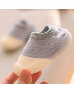 Baby Shoes Toddler First Walkers Infant Boys Girls Kids Rubber Soft Non-Slip Sole Floor Barefoot Casual Shoes Knit Booties