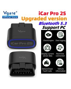 New Vgate iCar Pro 2S ELM327 Bluetooth 5.3 for Android/IOS/PC OBD2 Car Diagnostic Tool elm 327 Upgraded OBD 2 V2.3 Auto Scanner
