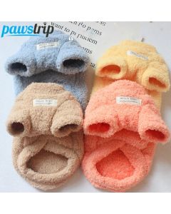 Winter Warm Dog Sweater for Small Dogs Plush Dog Clothes Soft Puppy Coat Jacket Chihuahua Teddy Puppy Clothes Dog Supplies
