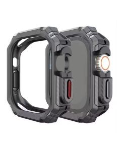 2 In 1 TPU Case for Apple Watch 41mm 45mm 40mm 44mm 49mm Hollow Shockproof Bumper Protector Cover for iWatch Ultra 9 8 7 6 5 SE
