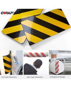 Parking Garage Car Door Protector Foam Garage Wall Protector Warning Car Accessories Corner Bumper Edge Sticker Scratch Adhesive