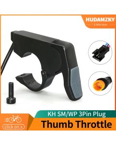 Ebike Thumb Throttle Quick Disassembly fit Left/Right Hand Finger Throttle for 24V/36V/48V Electric Bicycle Accessor