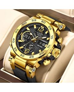 FOXBOX Business Watch Men Fashion Diver Watch Men Top Brand Luxury Sport Waterproof Military Chronograph Relógio Masculino+BOX