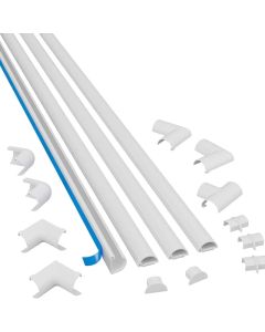 Floor Cable Cover Garage Practical Home Office  PVC Cord Management Floor Cable Cover Protector Self Adhesive Wire Management