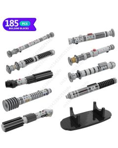 Moc Space War Lightsabered Series Classic Movie Military Weapon Building Block Assembly Model MOC-88159 Bricks Toy Children Gift