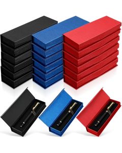 12Pcs Empty Pen Gift Box with Cushion Cardboard Collection Case for Pencil Ballpoint Fountain Pen Jewelry Pen Display Box