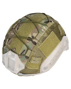 BOOIU Tactical Helmet Cover Cloth Camo Headwear for Ops-Core Fast Helmets Airsoft Paintball Military Helmet with Elastic Cord