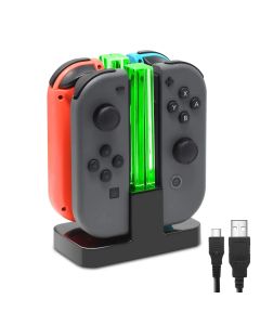 DOBE Charging Dock Compatible with Switch for Joy Con & OLED Model Controller with Lamppost LED Indication TNS-875