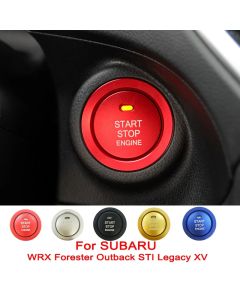 One-button Start Trim Ignition Switch Car Stickers For Subaru WRX Forester Outback STI Legacy XV Car Interior Accessories