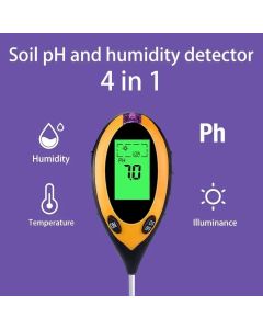 Soil PH and Humidity Tester Nutrient Water Tester High Precision Household Gardening Flower Grass Fertility Meter 1PC