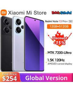 Global Version Xiaomi Redmi Note 13 Pro Plus 5G 200MP OIS Camera 120Hz 1.5K Curved Display MediaTek Dimensity 7200-Ultra IP68