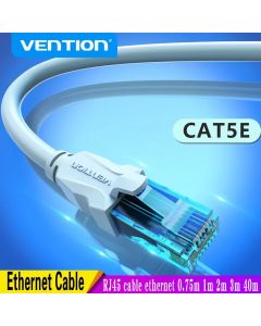 Vention Cat5e Ethernet Cable UTP Lan Cable Cat5 RJ45 cable ethernet 0.75m 1m 20m For PS2 PC Computer Router Cat6 Internet Cable