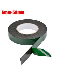 6-50cm Width Double Sided Foam Tape 10M Black PE Sponge Ultra-strong Self-adhesive Waterproof Heavy Duty Mounting Tape