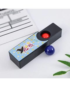 1pc New Funny Gadgets Kids Toys Changeable Magic Box Turning the Red into the Blue Ball Props Tricks Classic