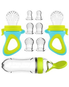 Squeezing Feeding Bottle Cup Silicone Newborn Baby Pacifier Training Rice Spoon Infant Cereal Food Supplement Feeder Tableware