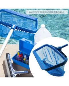 Swimming Pool Cleaning Net Professional Leaf Rake Deep Bag Large Capacity Thickened Frame Pool Leaf Net Pool Accessories