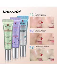 3Colors CC Cream Liquid-Based Full Coverage Cream Waterproof Long-Lasting Correct Redness Foundation erborian Korean Cosmetics