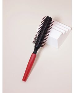 professional anti-static cylindrical bristle curly hair styling round comb nylon teeth roller comb Special for real hair wigs