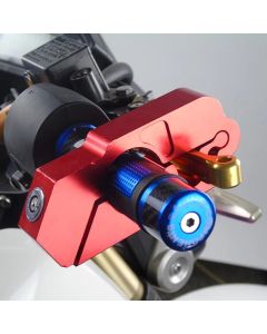 Motorcycle Handlebar Lock Handlebar Brake Handle Solid Lock Imitating Steal Lock Pull Rod ATV Dirt Street Bikes Anti Theft 2024