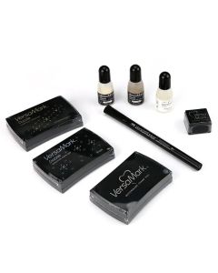 Tsukineko VMS Pigment Inkpad,Clear Watermark Stamp Pad Marker Pen Embossing Powder Imprinted Ink Pen