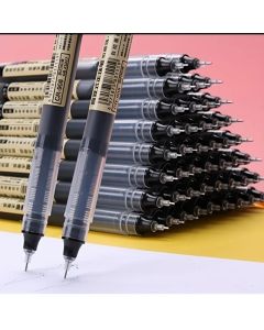 10Pcs/set High Quality Needle Type Gel Pens Straight Liquid Ballpoint Pen Kawaii Stationery School Office Supplies Writing