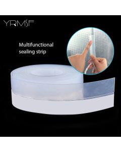 Window Weather Stripping Door Draft Blocker Silicone Shower Glass Gaps Side of Door Seal Strip Dust Insulation Noise Reduction