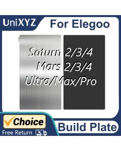 Resin 3D Printer Flex Building Plate for Elegoo Saturn 4 3 2 8K 12K Ultra Mars 2 3 4 9K 4K Pro Max Ultra DLP MSLA Build Plate