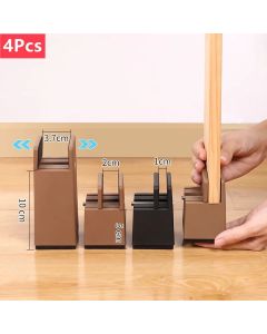 4PCS Adjustable Chair Feet Riser Screw Clamp 2 4 Inch Height Heavy Duty Sofa Tables Bed Furniture Risers With Screw Clamp