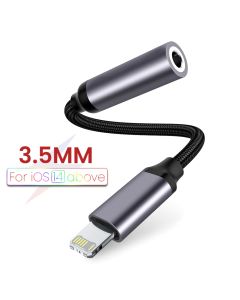 For iPhone 3.5mm Aux Adapter Cable 3.5 to Lighting Audio OTG For iPhone 14 13 12 11 Pro Max Earphone Adpter For iPhone X XS 7 8
